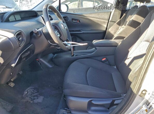 JTDKAMFU6N3176452 2022 TOYOTA PRIUS Silver წინა სალონის ხედი