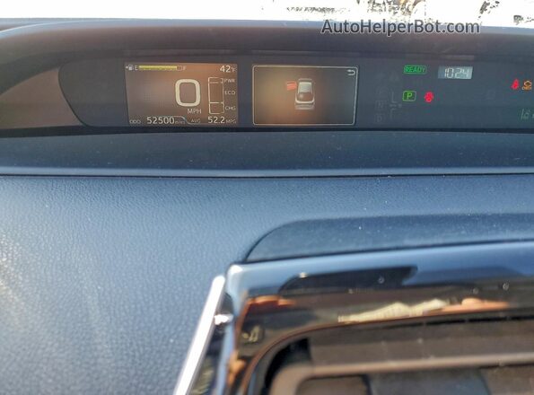 JTDKAMFU6N3176452 2022 TOYOTA PRIUS Silver ხელსაწყოთა პანელის ხედი