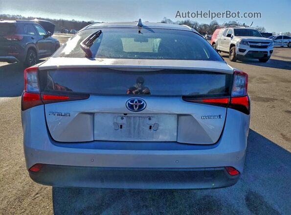 JTDKAMFU6N3176452 2022 TOYOTA PRIUS Silver უკანა ხედი