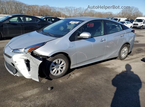 JTDKAMFU6N3176452 2022 TOYOTA PRIUS Silver VIN კოდის სტიკერის ხედი