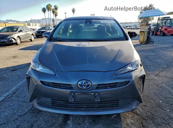JTDKAMFU7M3150912 2021 TOYOTA PRIUS Gray Vista frontal
