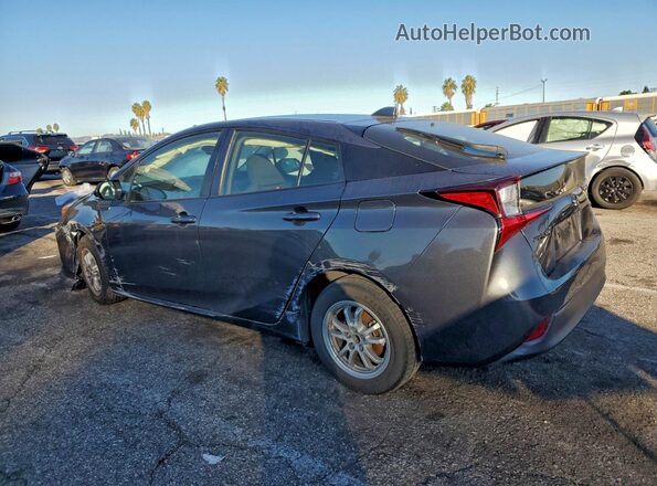 JTDKAMFU7M3150912 2021 TOYOTA PRIUS Gray Trasero izquierdo