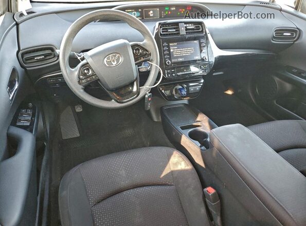JTDKAMFU7M3150912 2021 TOYOTA PRIUS Gray Vista del salpicadero