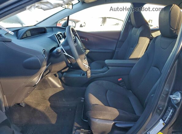 JTDKAMFU7M3150912 2021 TOYOTA PRIUS Gray Vista interior delantera