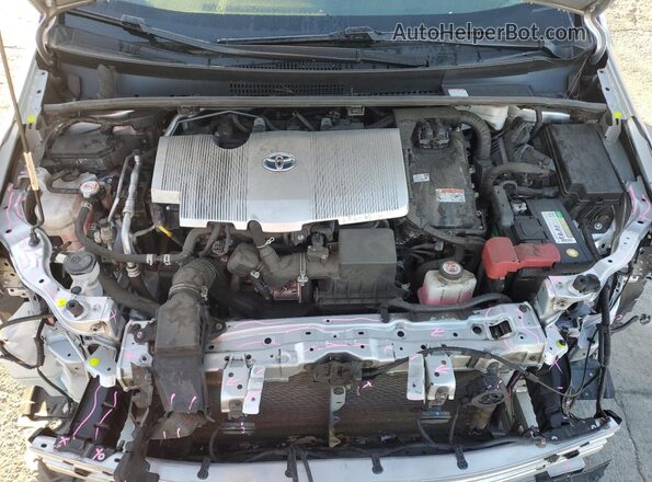 JTDKAMFU7N3182230 2022 TOYOTA PRIUS Silver უკანა სალონის ხედი