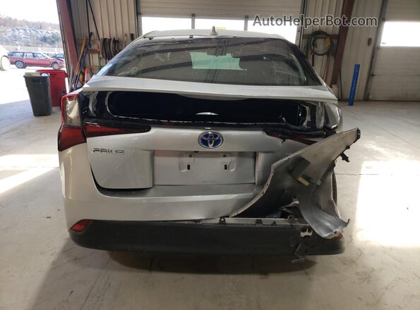 JTDKAMFU8N3189297 2022 TOYOTA PRIUS Silver უკანა ხედი