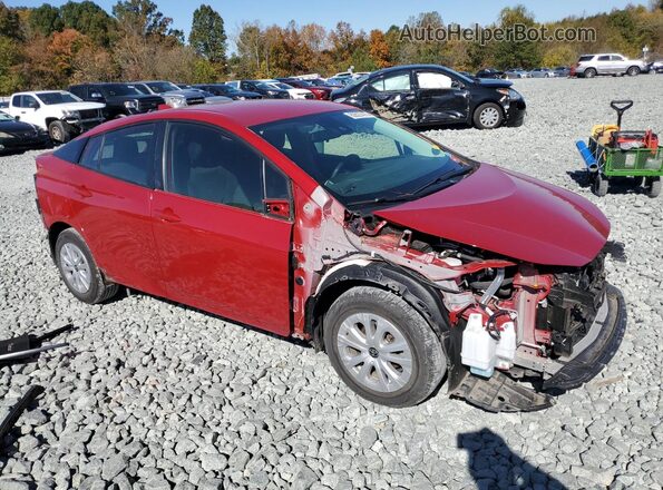 JTDKAMFU9N3171102 2022 TOYOTA PRIUS Red Առջևի աջ