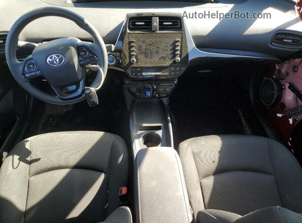 JTDKAMFU9N3171102 2022 TOYOTA PRIUS Red Առջևի վահանակի տեսք