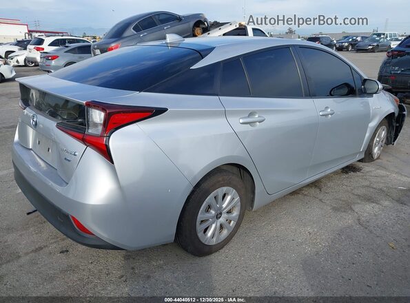 JTDKAMFUXM3143081 2021 TOYOTA PRIUS Silver უკანა მარჯვენა