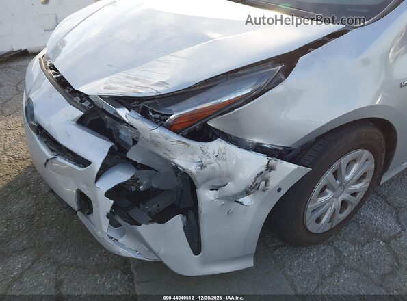 JTDKAMFUXM3143081 2021 TOYOTA PRIUS Silver წინა ხედი