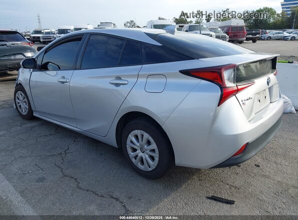 JTDKAMFUXM3143081 2021 TOYOTA PRIUS Silver უკანა მარცხენა