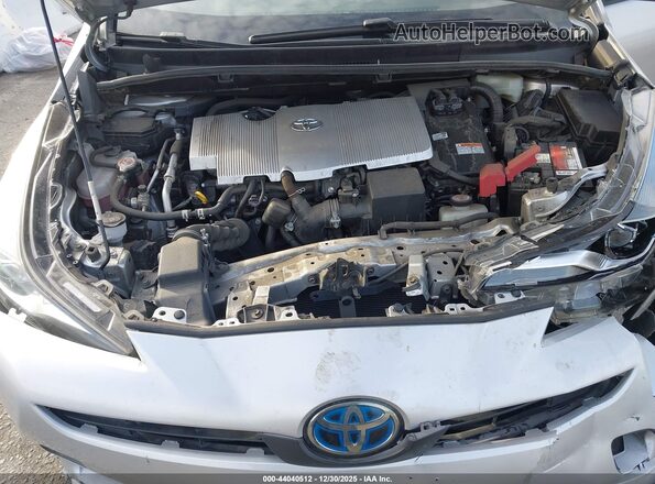 JTDKAMFUXM3143081 2021 TOYOTA PRIUS Silver უკანა ხედი