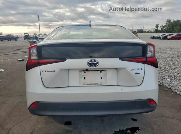 JTDKAMFUXM3147132 2021 TOYOTA PRIUS White Widok z tyłu