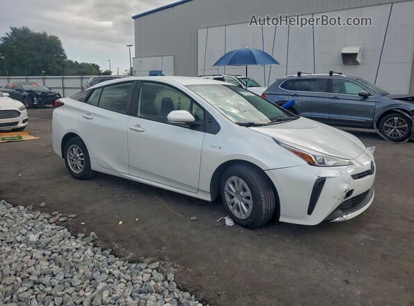 JTDKAMFUXM3147132 2021 TOYOTA PRIUS White Przód prawy