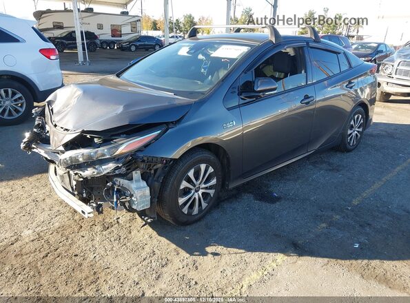 JTDKARFP1H3061656 2017 TOYOTA PRIUS PRIME Gray 