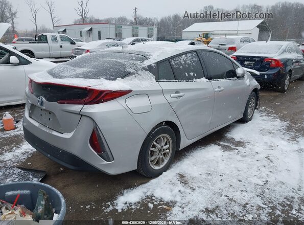 JTDKARFP4H3050893 2017 TOYOTA PRIUS PRIME Серебряный Задняя правая четверть