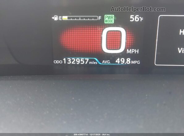JTDKARFU2H3029935 2017 TOYOTA PRIUS Black 