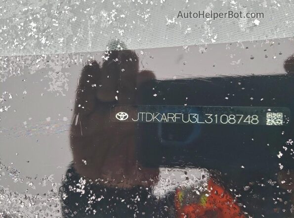 JTDKARFU3L3108748 2020 TOYOTA PRIUS Угольный Вид подкапотного пространства
