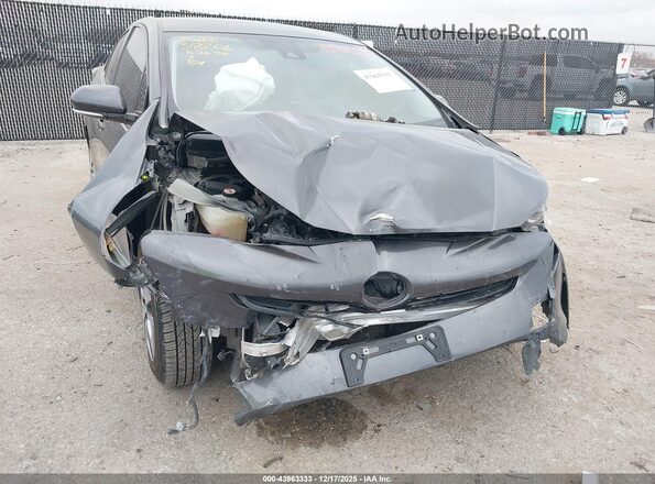 JTDKARFUXH3532869 2017 TOYOTA PRIUS Gray წინა ხედი