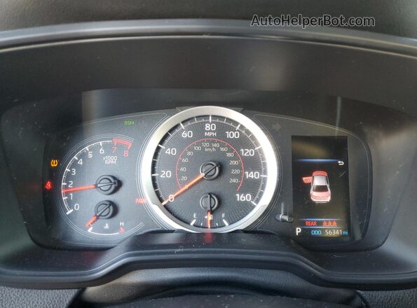 JTDP4MCE9NJ082054 2022 TOYOTA LL Белый Вид щитка приборов
