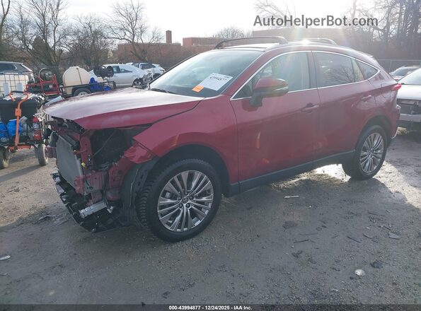 JTEAAAAH8PJ124772 2023 TOYOTA LIMITED Red Առջևի ձախ երեք քառորդ տեսարան
