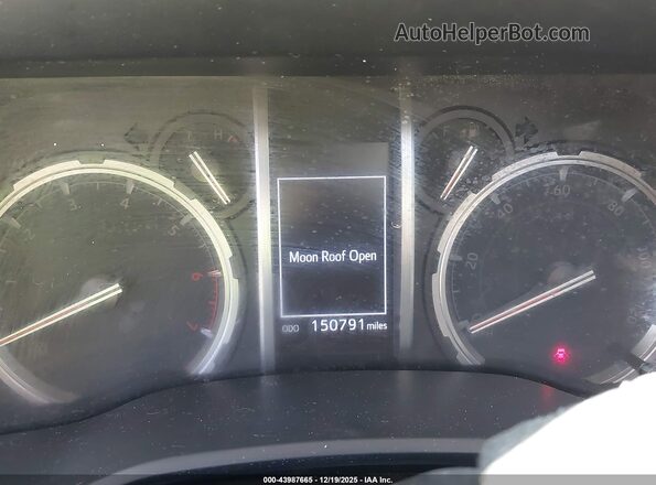JTEBU5JR2L5746069 2020 TOYOTA 4RUNNER Gray Вид задніх сидінь