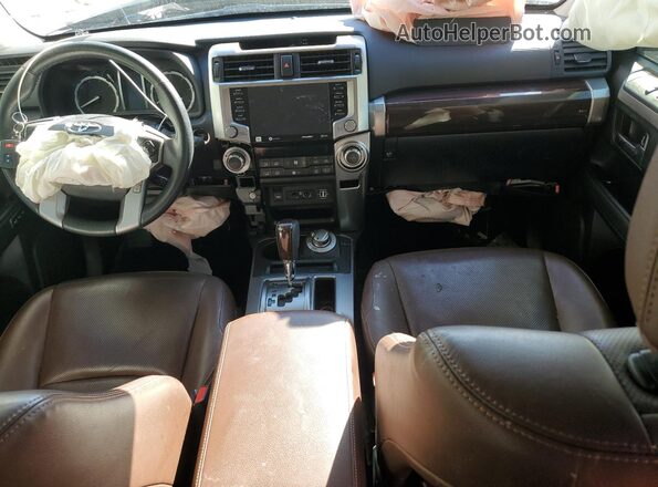 JTEBU5JR8L5777701 2020 TOYOTA 4RUNNER Black Вид панелі приладів