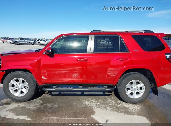 JTEEU5JR2N5264492 2022 TOYOTA 4RUNNER Red სალონის 360-გრადუსიანი ხედი