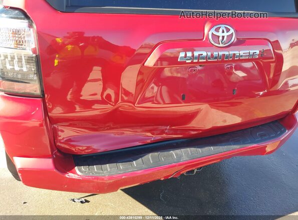 JTEEU5JR2N5264492 2022 TOYOTA 4RUNNER Red 