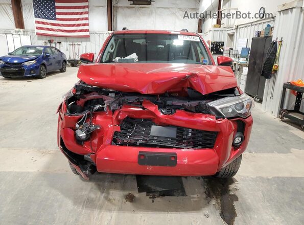 JTEEU5JR9R5306226 2024 TOYOTA 4RUNNER Red Front view