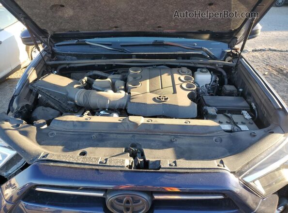 JTEMU5JR9R6233980 2024 TOYOTA 4RUNNER Blue Engine compartment view