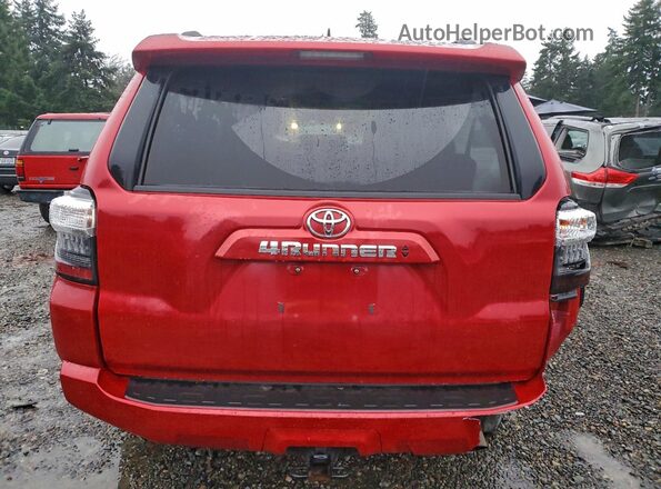 JTENU5JRXM5857189 2021 TOYOTA 4RUNNER Red Vista trasera