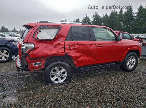 JTENU5JRXM5857189 2021 TOYOTA 4RUNNER Red Trasero derecho