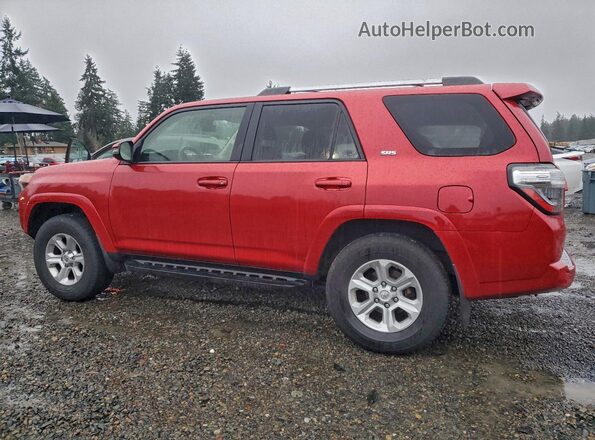 JTENU5JRXM5857189 2021 TOYOTA 4RUNNER Red Trasero izquierdo