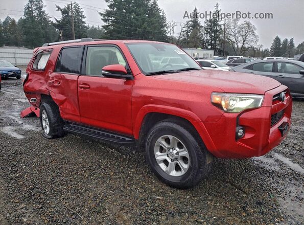 JTENU5JRXM5857189 2021 TOYOTA 4RUNNER Red Delantero derecho