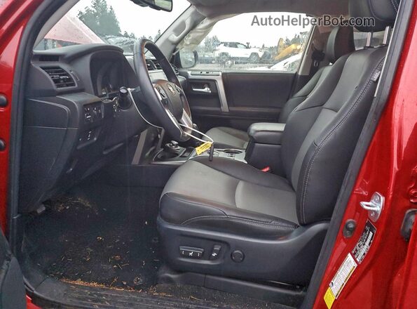 JTENU5JRXM5857189 2021 TOYOTA 4RUNNER Red Vista interior delantera