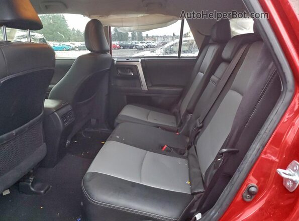 JTENU5JRXM5857189 2021 TOYOTA 4RUNNER Red Vista interior trasera