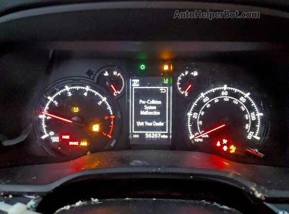 JTENU5JRXM5857189 2021 TOYOTA 4RUNNER Red Vista del cuadro de instrumentos