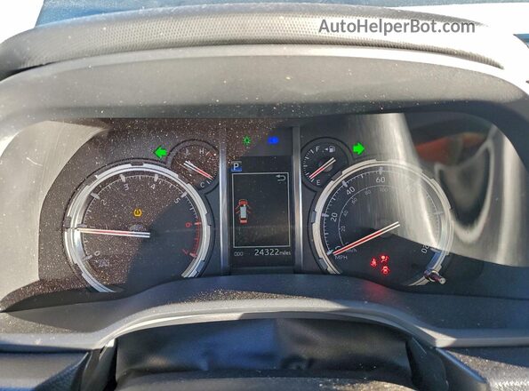 JTERU5JR3M5946958 2021 TOYOTA 4RUNNER Gray Вид щитка приладів
