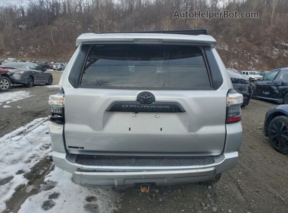 JTERU5JR4N6078545 2022 TOYOTA 4RUNNER Серебряный Вид сзади