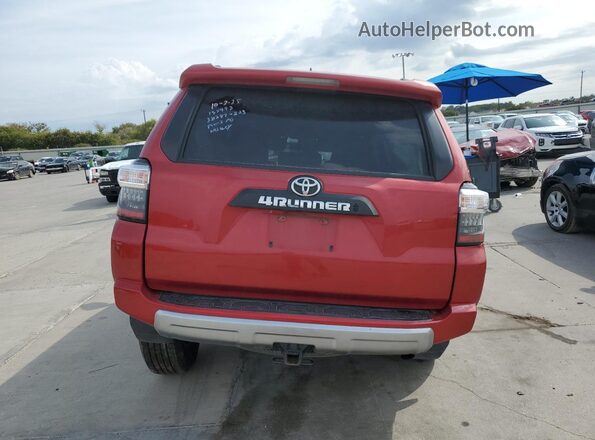 JTERU5JR6N6000705 2022 TOYOTA 4RUNNER Red 