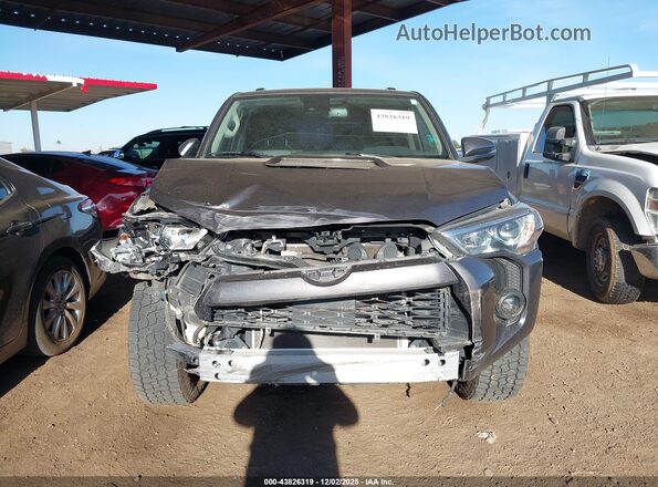 JTERU5JRXN6033741 2022 TOYOTA 4RUNNER Серый Вид задней части салона