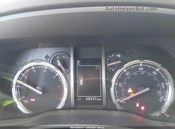 JTERU5JRXN6033741 2022 TOYOTA 4RUNNER Серый Вид задних сидений