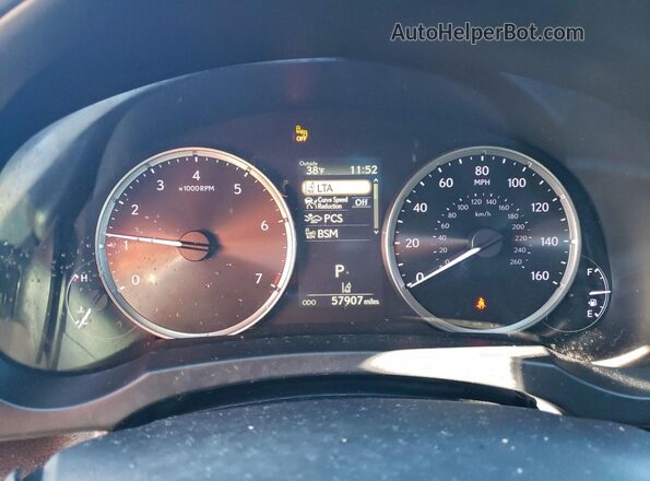 JTHA81F26M5044491 2021 LEXUS IS Black Instrument cluster view