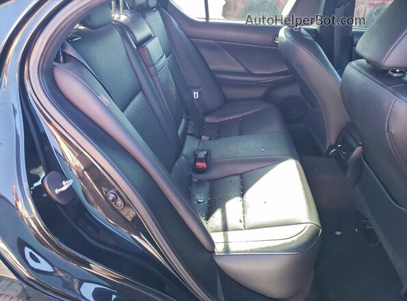 JTHA81F26M5044491 2021 LEXUS IS Black Rear seats view
