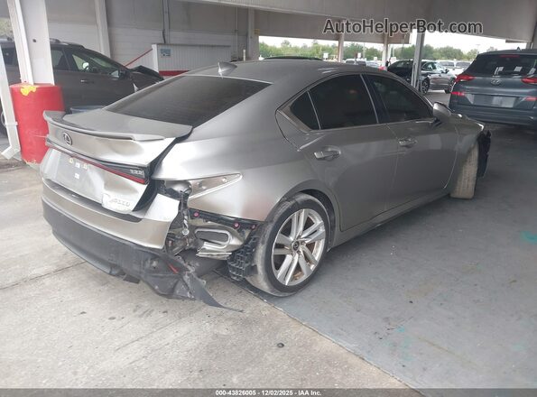 JTHAA1D22M5110025 2021 LEXUS IS 300 Gray უკანა მარჯვენა
