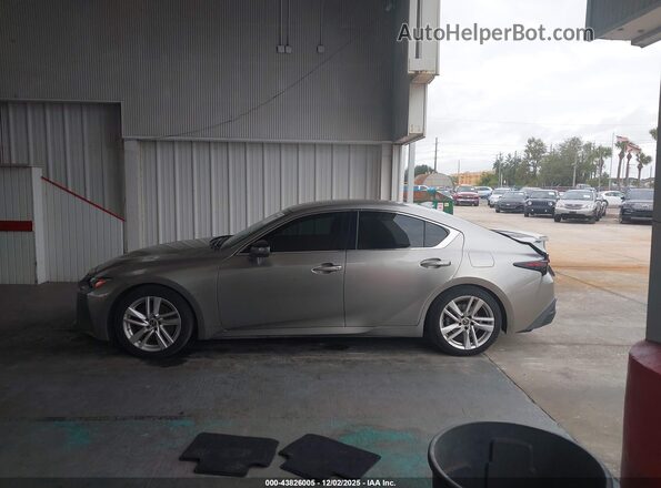 JTHAA1D22M5110025 2021 LEXUS IS 300 Gray 