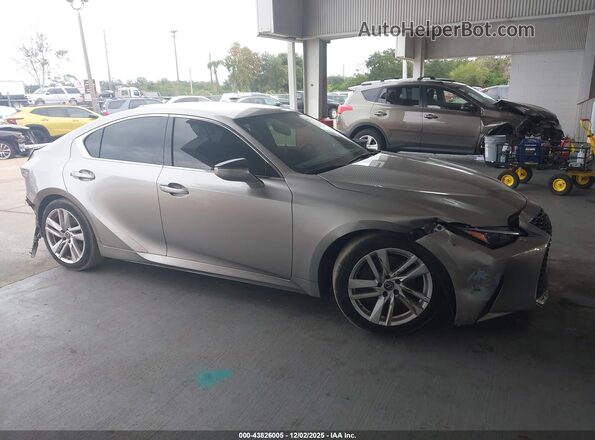 JTHAA1D22M5110025 2021 LEXUS IS 300 Gray სალონის 360-გრადუსიანი ხედი