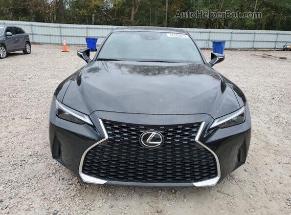 JTHAA1D22M5116486 2021 LEXUS IS Black წინა ხედი