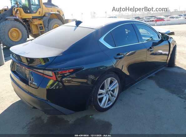 JTHAA1D2XM5110175 2021 LEXUS IS 300 Black Rear right